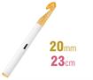Crochet Hook 23Cm X 20.00Mm - champagne/gold glitter