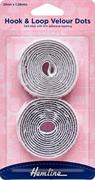 HEMLINE HANGSELL - Self Adhesive Hook and Loop Tape - white