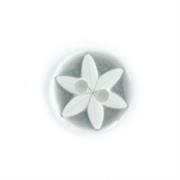 HEMLINE BUTTONS - Jasminum Shank Button - clear 11mm