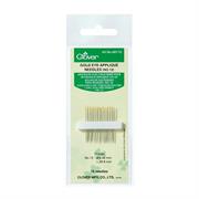 Clover Gold Eye Applique Needles No. 12