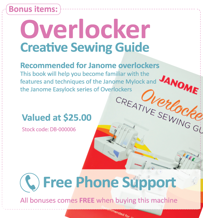 Bonus Overlocker Creative Sewing Guide